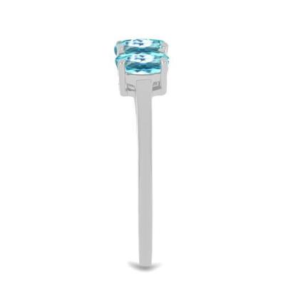 BUY 925 SILVER NATURAL SKY APATITE GEMSTONE RING 